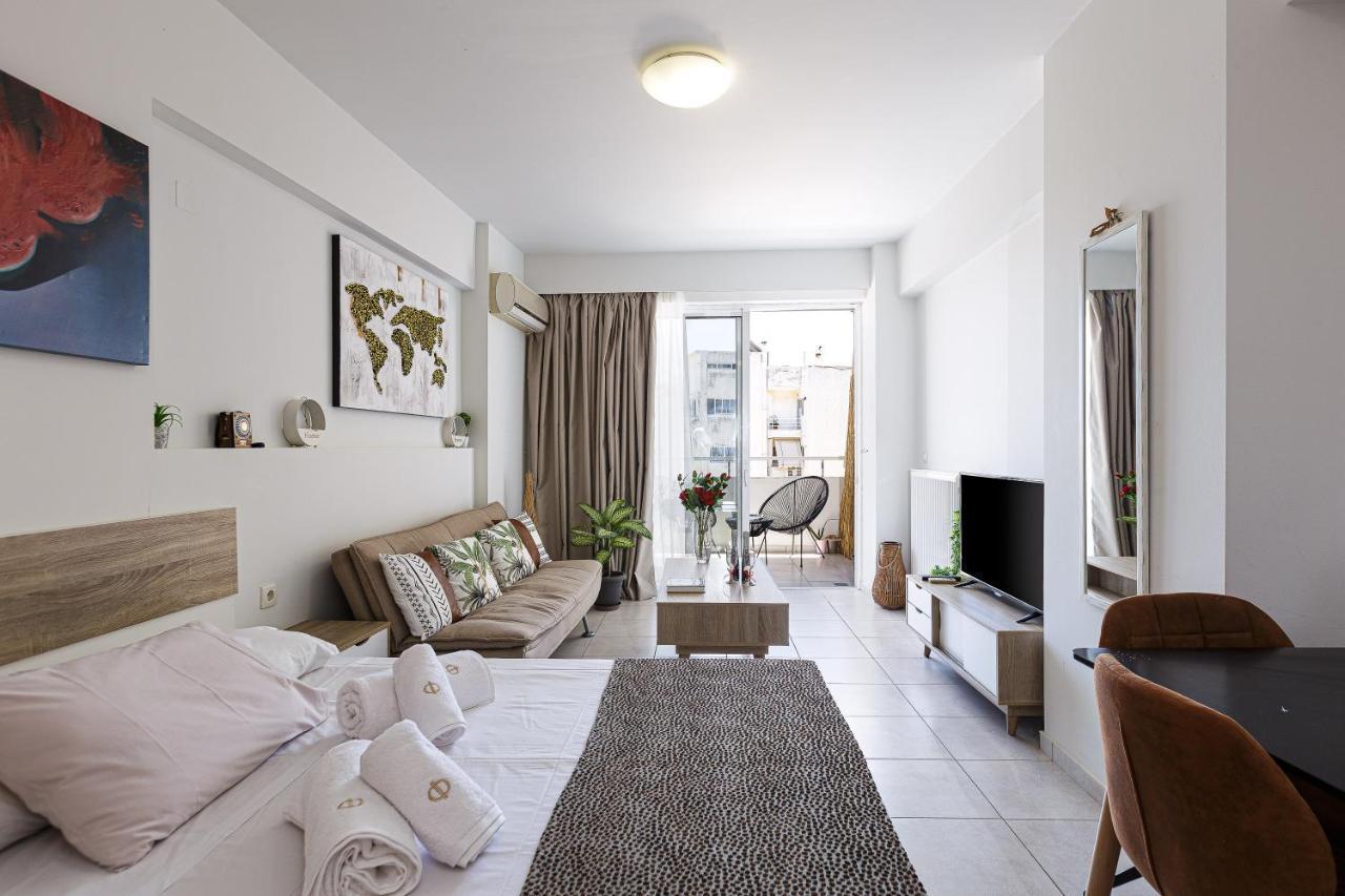 Central & Quiet Studio Rethymno  Luaran gambar